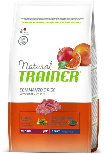 Trainer
      
      
       Natural Briketi za pse Adult Govedina i Pirinač, Medium