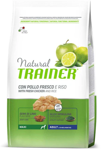 Trainer
      
      
       Natural Briketi za pse Adult Piletina i Pirinač, Maxi, 12kg