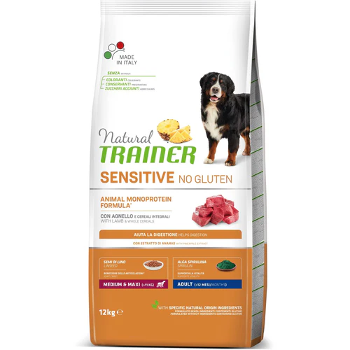 Trainer
      
      
       Natural Sensitive NoGluten Medium/Maxi Jagnjetina, bez glutena