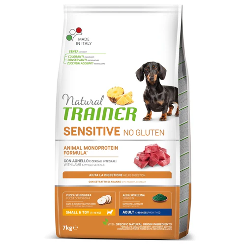 Trainer
      
      
       Natural Sensitive NoGluten Small&Toy Jagnjetina, bez glutena