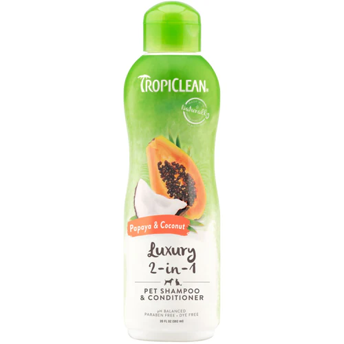 TropiClean
      
      
       Šampon za pse i mačke Papaya&Coconut, 2u1, 355ml