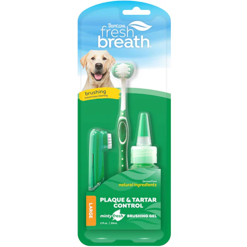 TropiClean
      
      
       Fresh Breath Set za oralnu higijenu pasa velikih rasa, 59ml