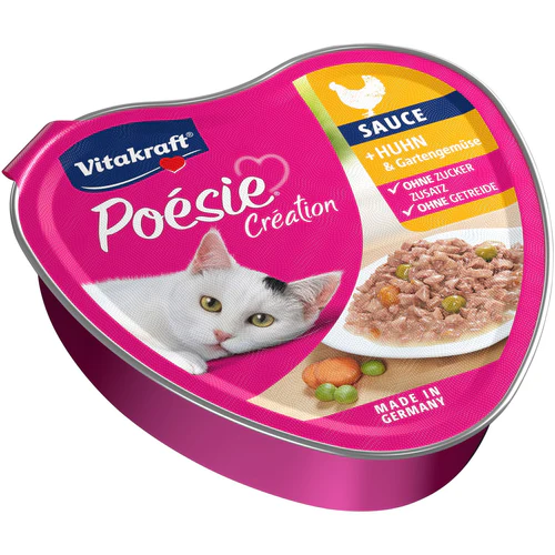 Vitakraft
      
      
       Posie Cration, piletina i povrće u sočnom sosu, za mačke, 85g