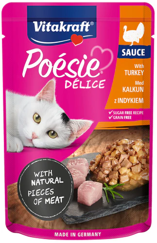 Vitakraft
      
      
       Posie Dlice, ćuretina u sočnom sosu, za mačke, 85g