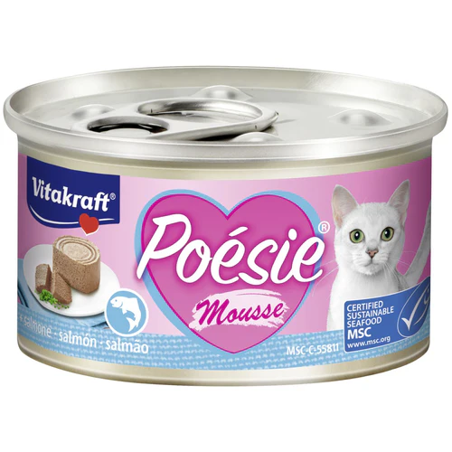Vitakraft
      
      
       Posie Mousse losos u finoj pašteti, za mačke, 85g