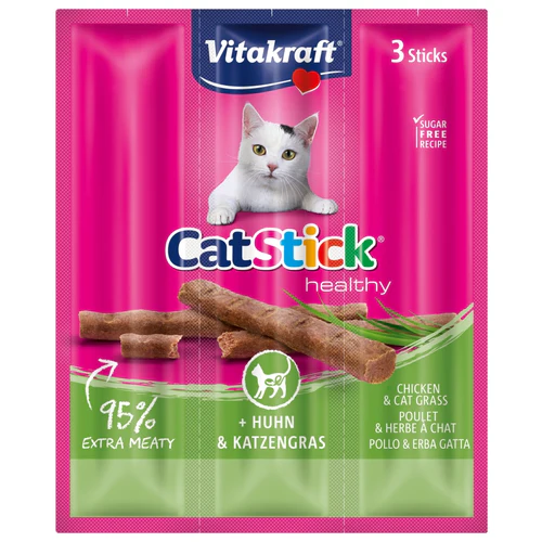 Vitakraft
      
      
       Poslastica za mačke StickMini s morskom travom 3kom, 18g