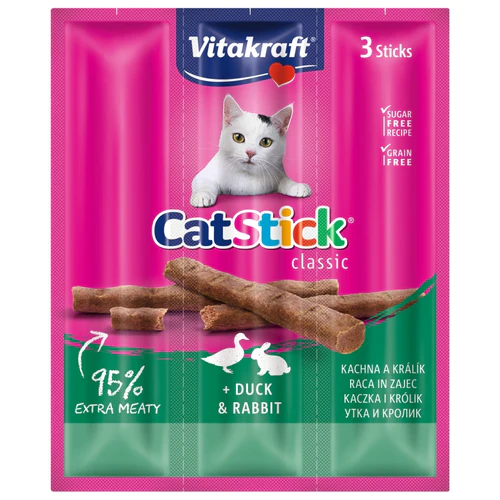 Vitakraft
      
      
       Poslastica za mačke StickMini s pačetinom