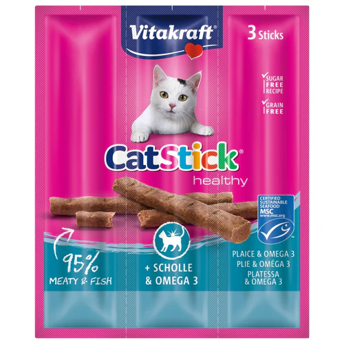 Vitakraft
      
      
       Poslastica za mačke StickMini s ribom list i omega 3, 3kom, 18g
