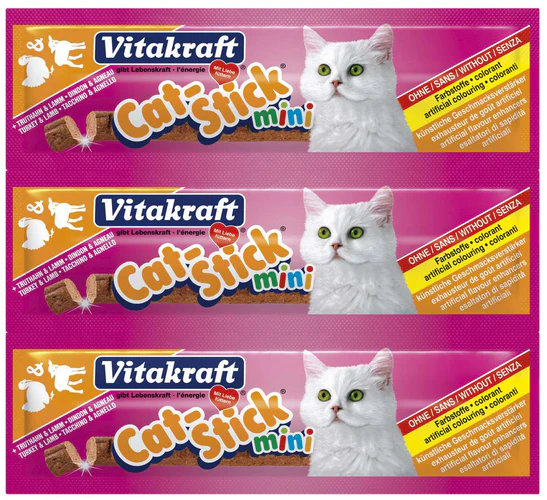 Vitakraft
      
      
       Poslastica za mačke StickMini s ćuretinom i jagnjetinom