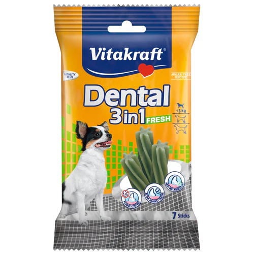 Vitakraft
      
      
       Poslastica za pse Dental Fresh 3u1 (do 5 kg), 70g