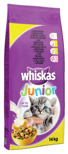 Whiskas
      
      
       Briketi za mačiće JUNIOR Piletina