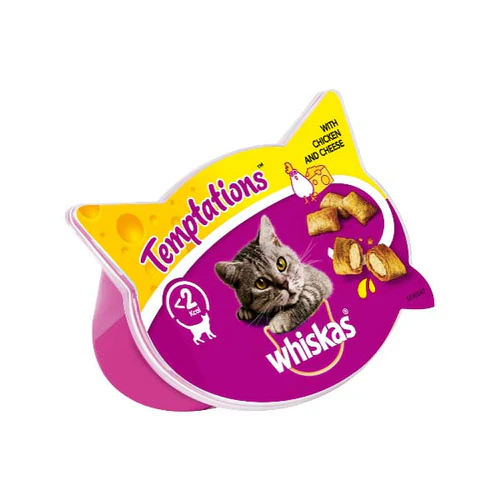Whiskas
      
      
       Poslastica za mačke Temptations, Piletina i Sir, 60g