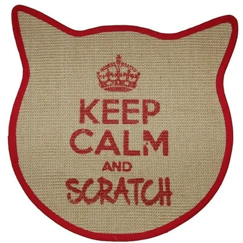 Wouapy
      
      
       Grebalica za mačke Keep Calm, prostirka, oblik mačje glave