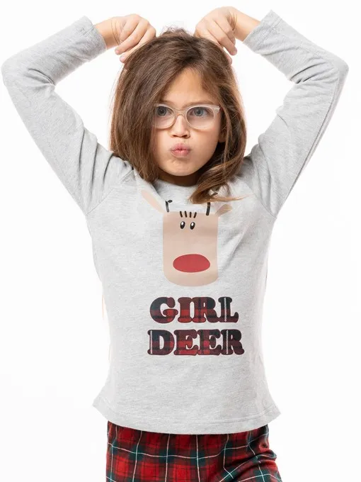 PIDŽAMA ZA DEVOJČICE GIRL DEER