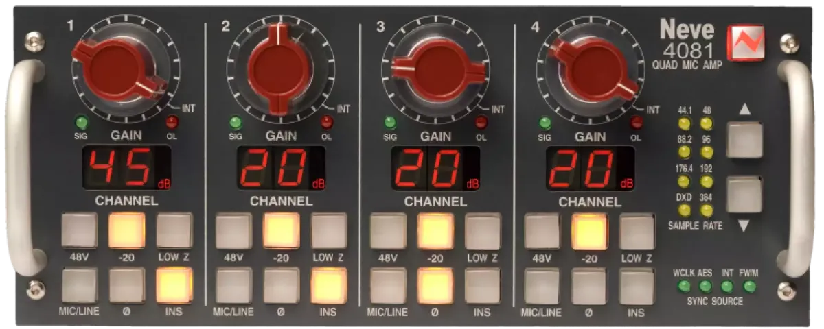 AMS Neve 4081Quad Mic Preamp