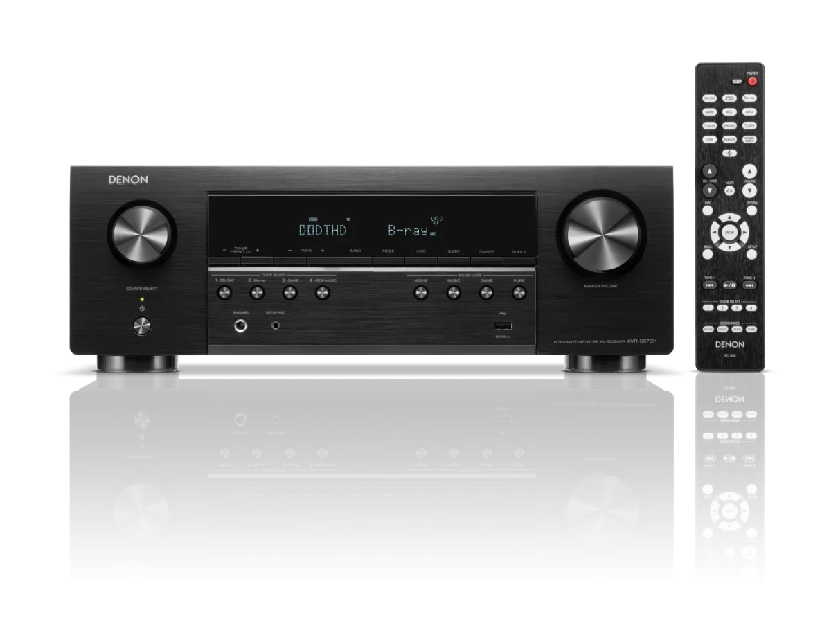 Denon AVR-S670H 5.2 Black - AV risiver