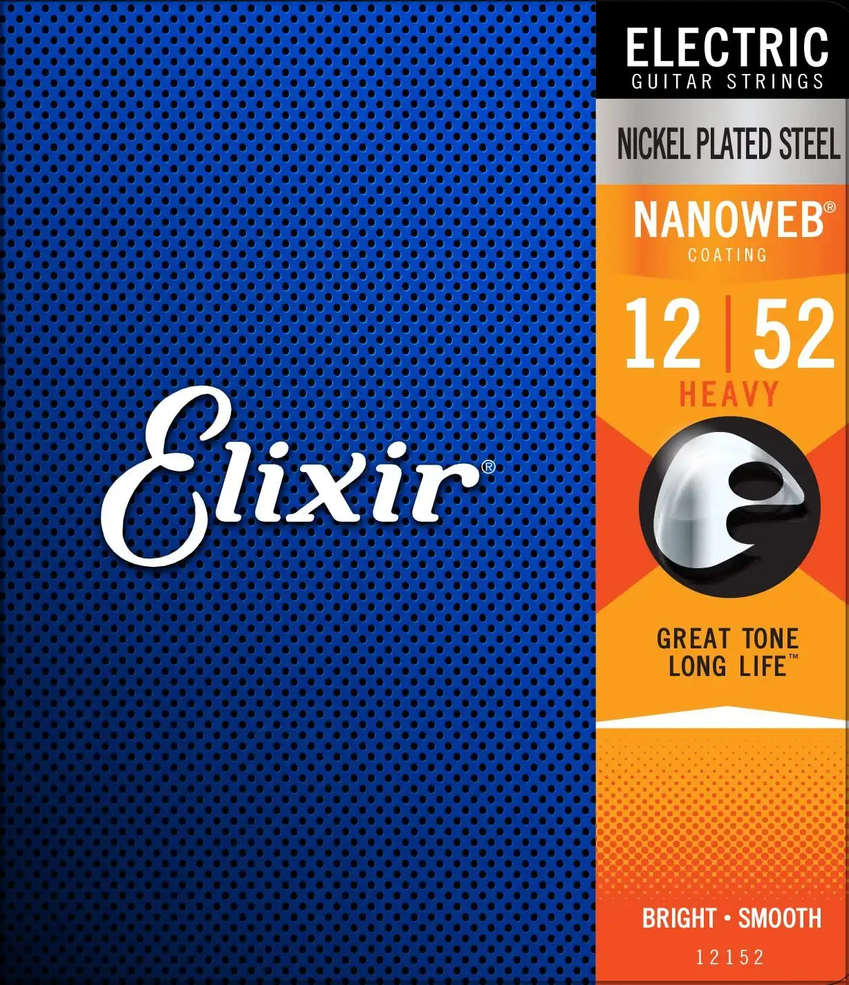 Elixir 12-52 Electric Guitar Strings NANOWEB Coating Heavy  - Žice...
