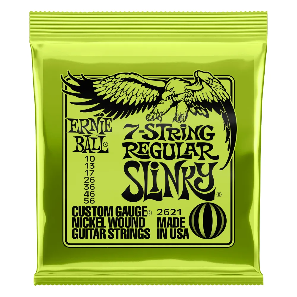 ERNIE BALL 2621 10-56 Regular Slinky 7-String - Žice za električn...