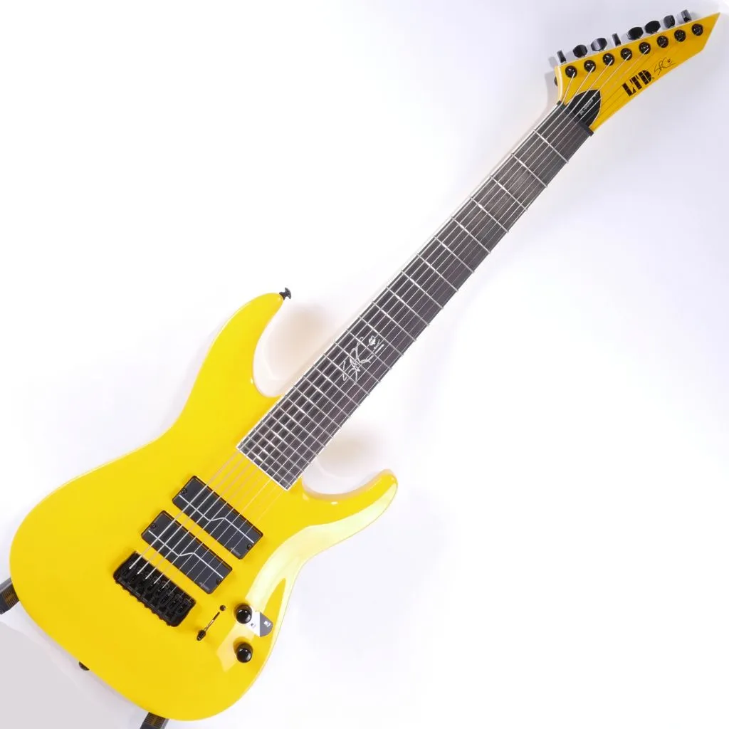 ESP LTD SC-608 BARITONE YEL LIMITED EDITION
