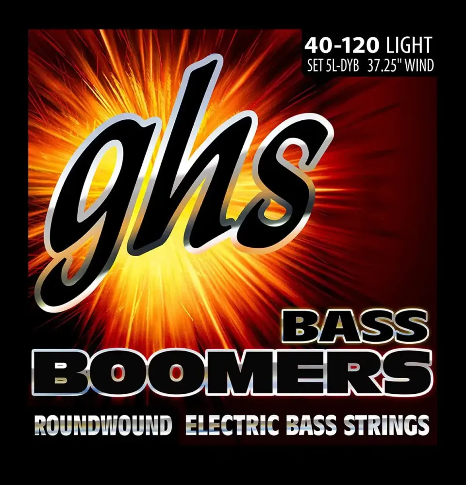 GHS 5L-DYB 40-120 Bass Boomers 5-String Long Scale - Žice za bas g...