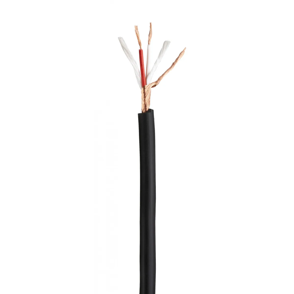 HILEC AUDCAB-100M - 2x0.25mm2 Black