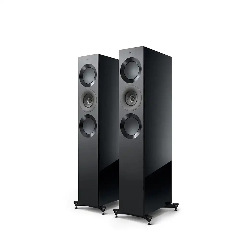 KEF Reference 3 Meta High Gloss White/ Champagne High Gloss Black/ ...