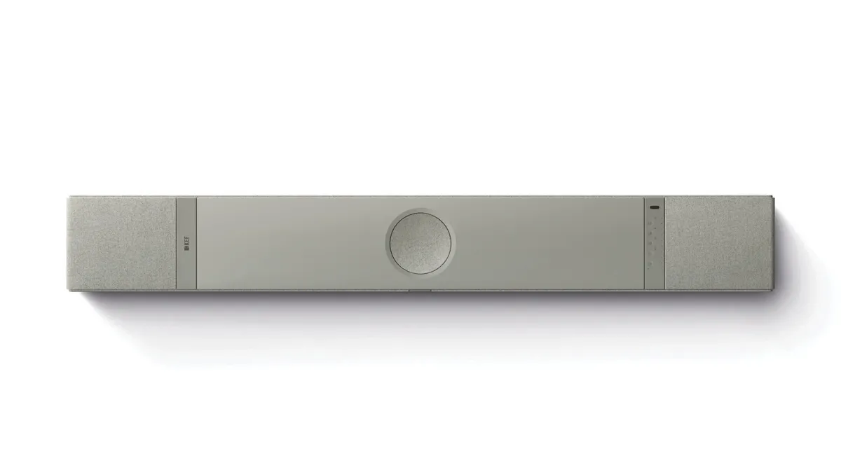 KEF XIO Soundbar Silver Gray