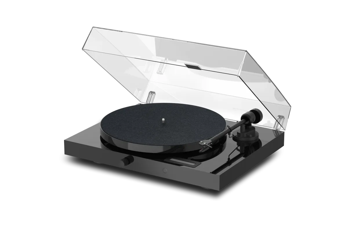 PRO-JECT Jukebox E1 Piano Black OM5e Gramofon sa pojačalom