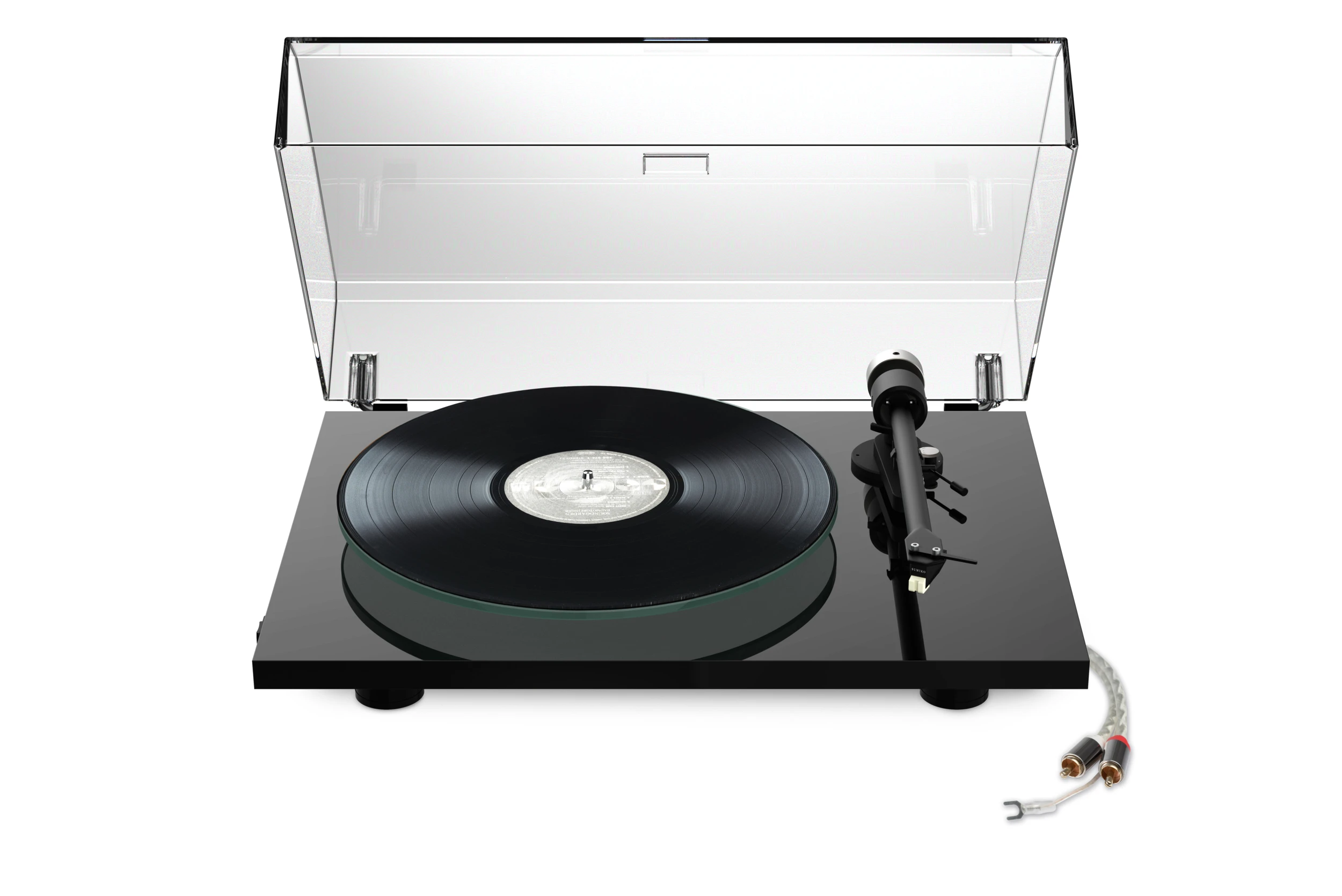 PRO-JECT T2 W High Gloss Black w/Sumiko Rainier Gramofon sa Wi-Fi t...
