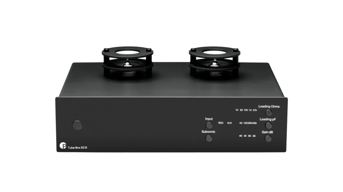 Pro-Ject Tube Box S3 B Black - Pretpojačalo