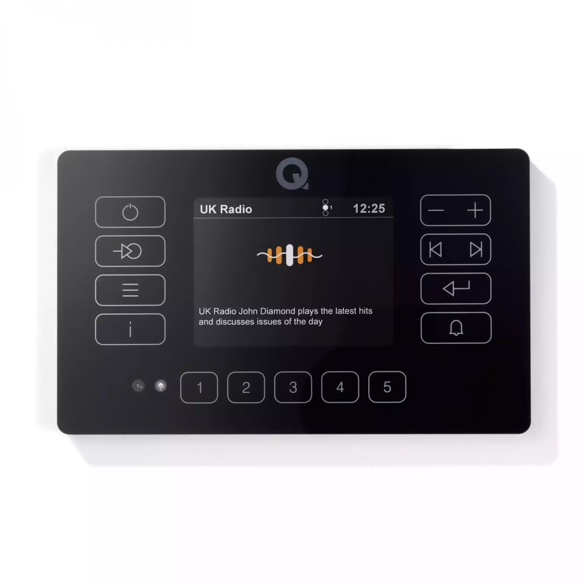 Q E120 Bluetooth and DAB/FM Radio Music System BLACK Integrisano Po...