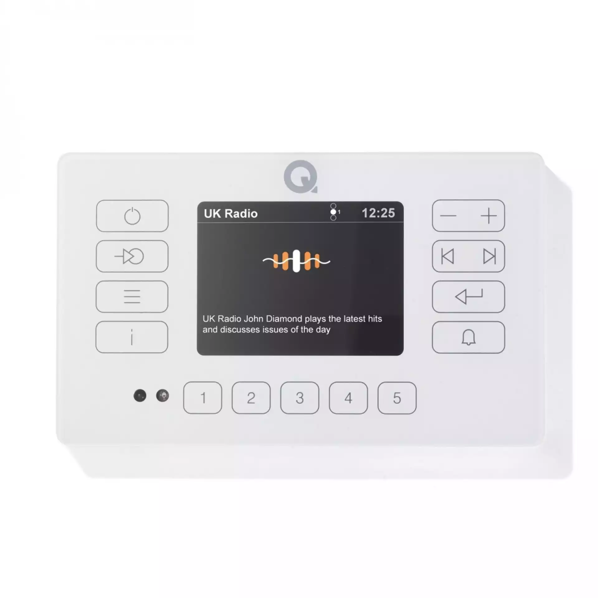 Q E120 E120 Bluetooth and DAB/FM Radio Music System WHITE Integrisa...