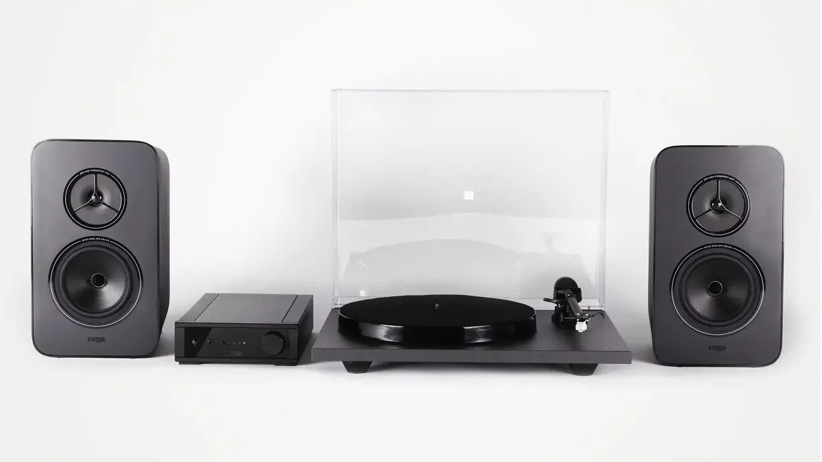 REGA SYSTEM ONE Black - Paket gramofon+zvučnici+pojačalo