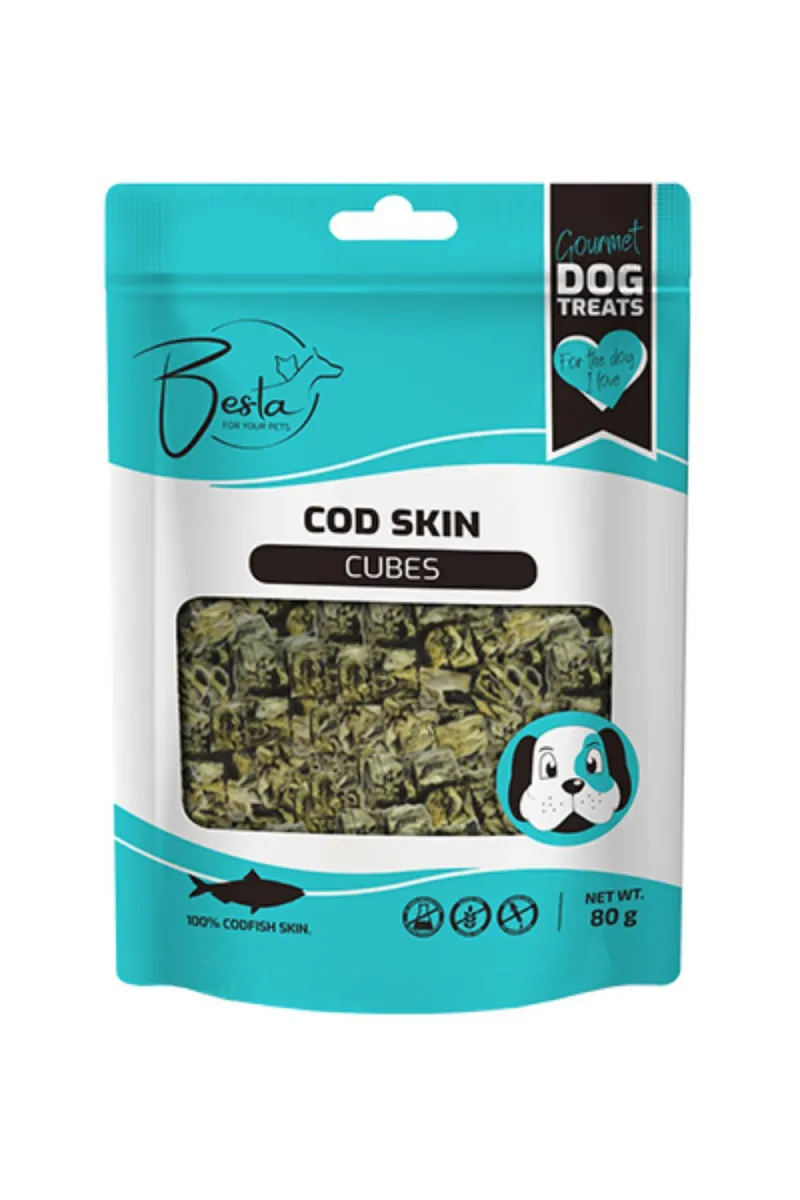 BESTA CUBES POSLASTICA ZA PSE, KOZA BAKALARA 60 G