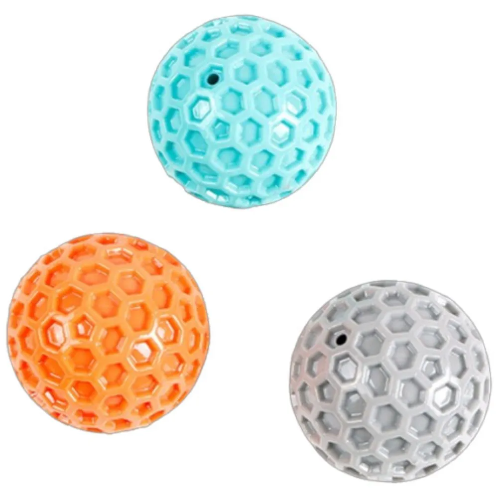 BESTA IGRACKA ZA PSE LOPTICA HONEYCOMB 8CM MIX BOJA