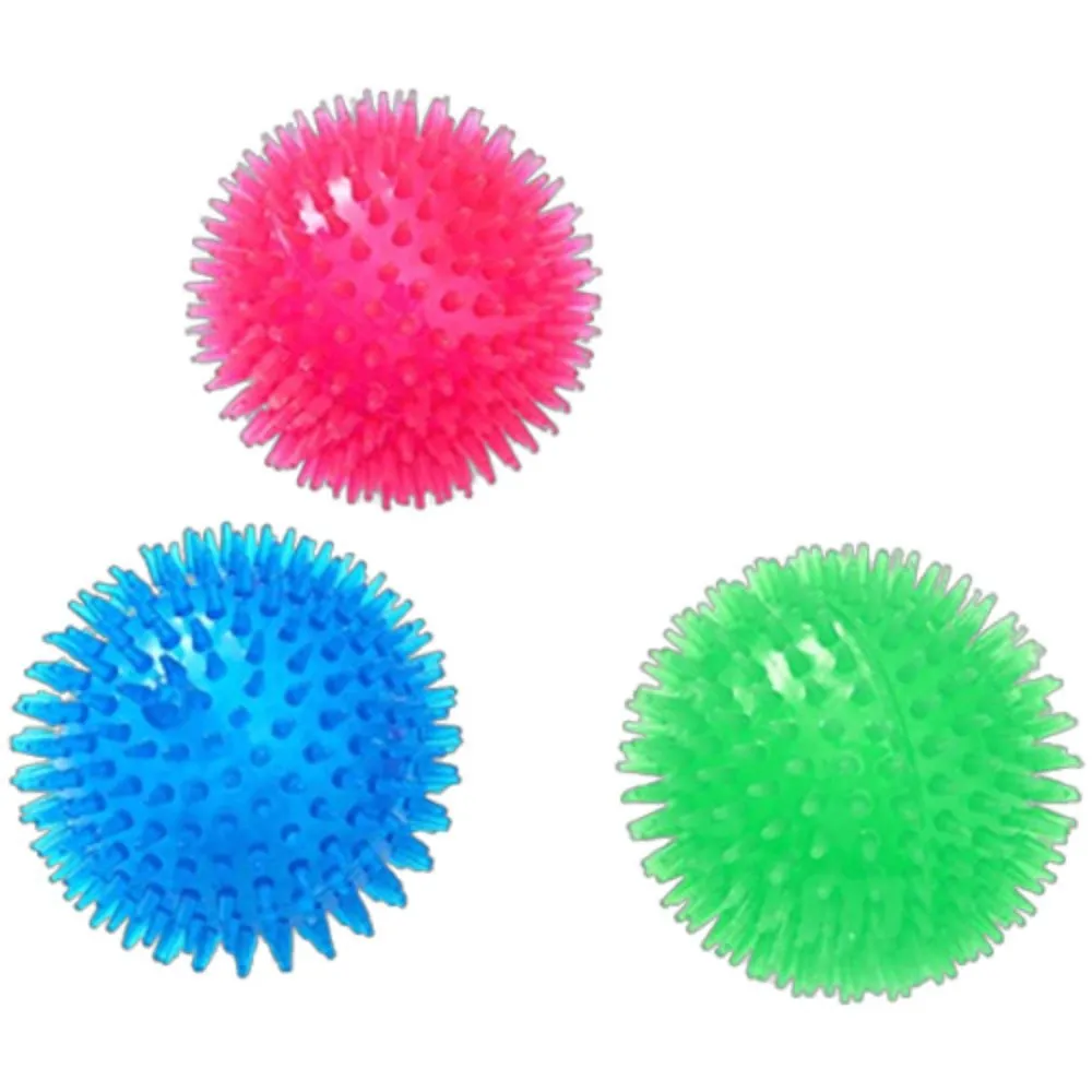 BESTA IGRACKA ZA PSE LOPTICA SPIKES 9CM MIX BOJA