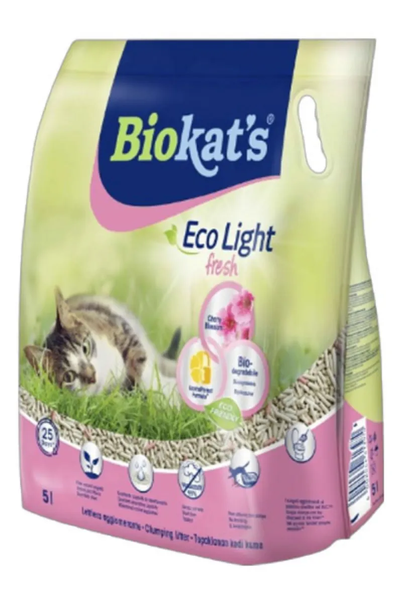 BIOKATS ECO LIGHT FRESH CHERRY POSIP ZA MACKE 5 L