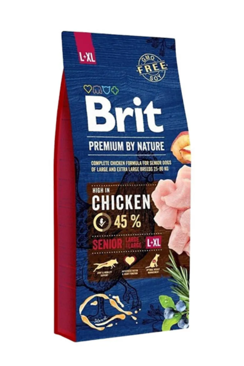 BRIT PREMIUM BY NATURE SENIOR L/XL 15 KG