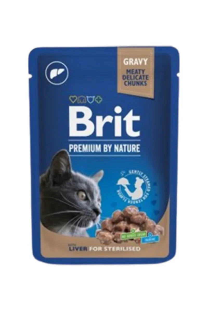 BRIT PREMIUM SOS ZA STERILISANE MACKE JETRA 100G