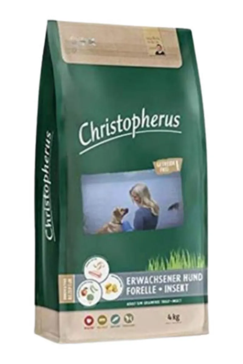 CHRISTOPHERUS GRAIN FREE PASTRMKA & INSEKTI S-M