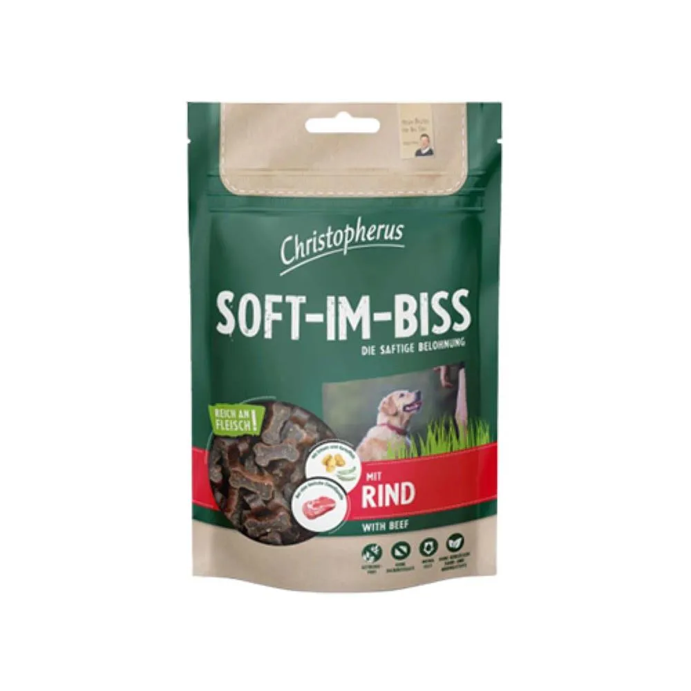 CHRISTOPHERUS SOFT IMBISS - POSLASTICA ZA PSE GOVEDINA 125G