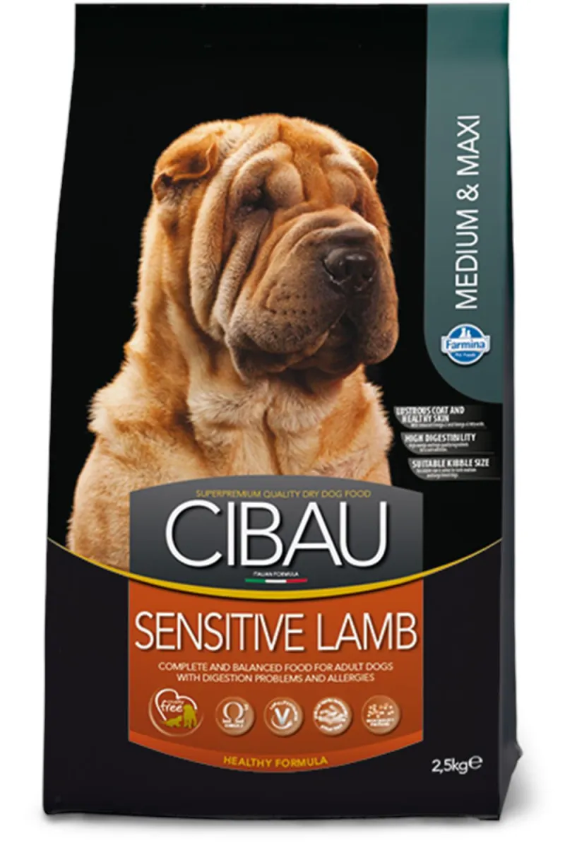 CIBAU Lamb Med&Maxi Sensitive 2,5kg