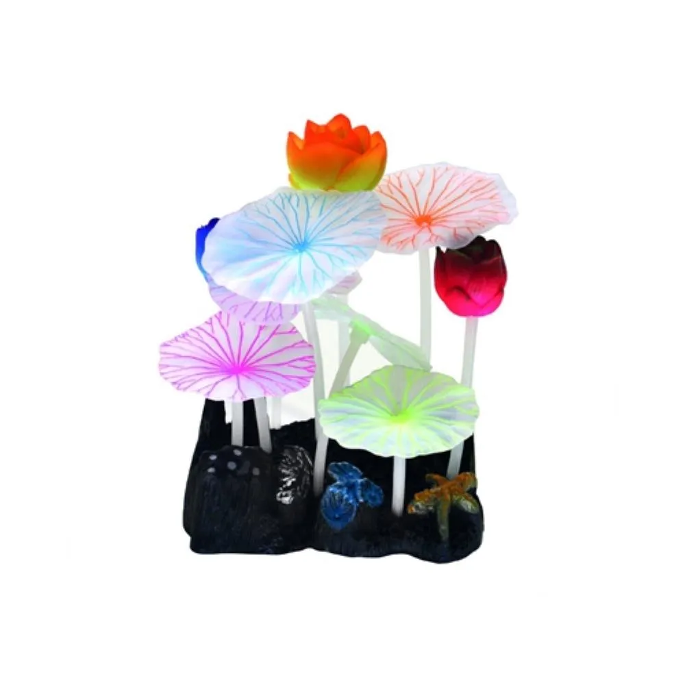 D.DEKORACIJA FLUO LOTUS ZA AKVAR