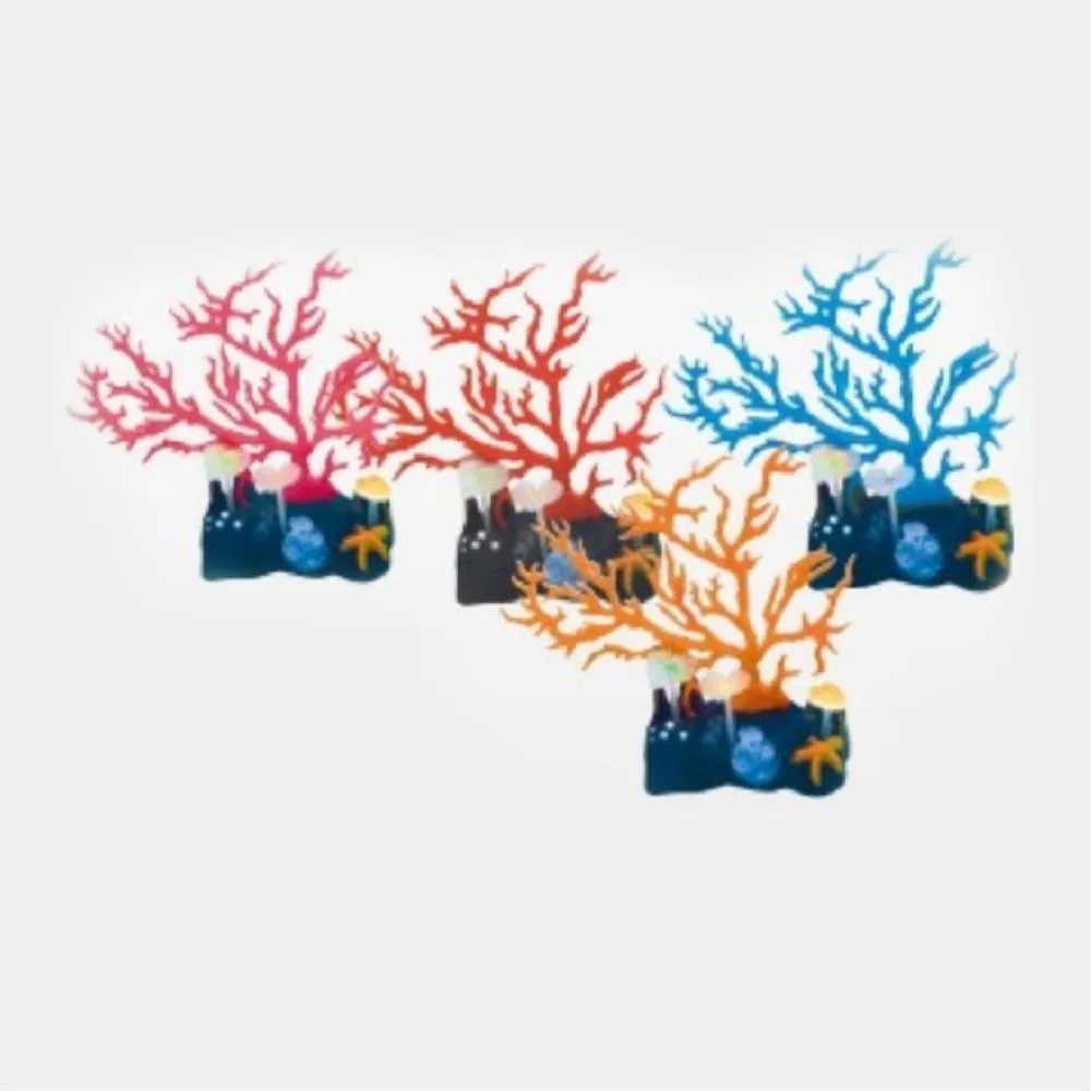 DEKORACIJA FLUO CORAL ZA AKVARIJUM