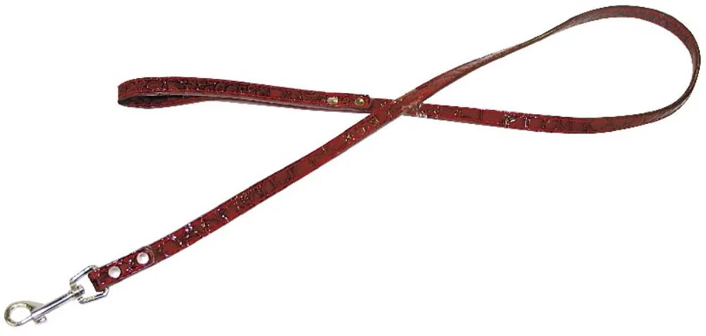 D.Povodac krokodil 15*120cm crveni