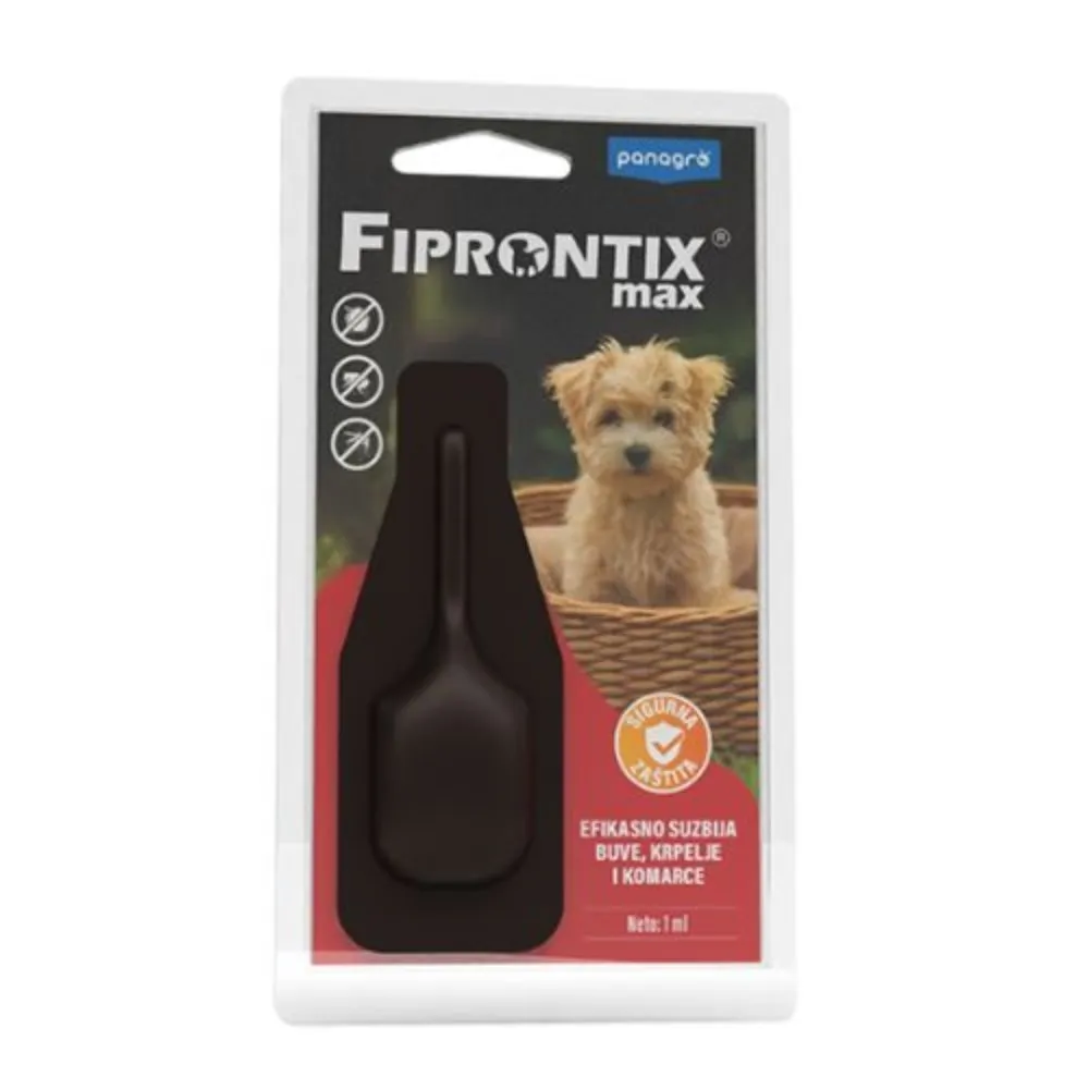 Fiprontix max 1ml za male rase psa