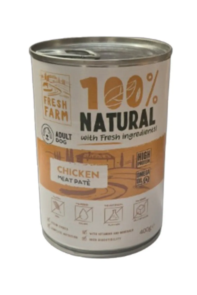 FRESH FARM PASTETA ZA PSE PILETINA 400 G