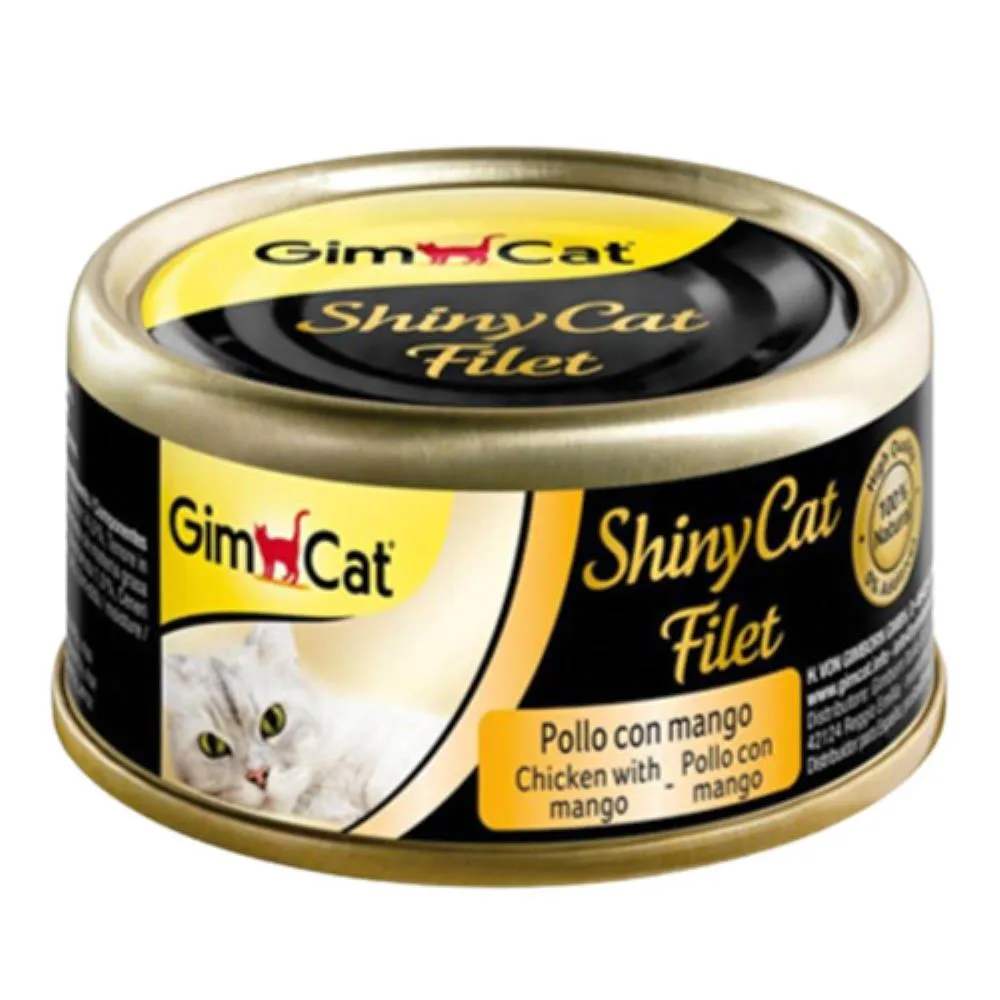 GIMCAT SHINYCAT FILETI PILETINE I MANGA ZA MACKE 70 G KONZERVA