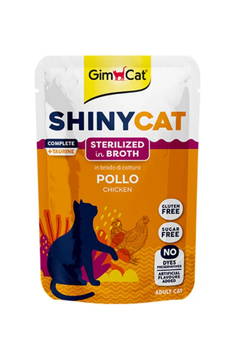 GIMCAT SHINYCAT PILETINA, SOS ZA STERILISANE MACKE 70G