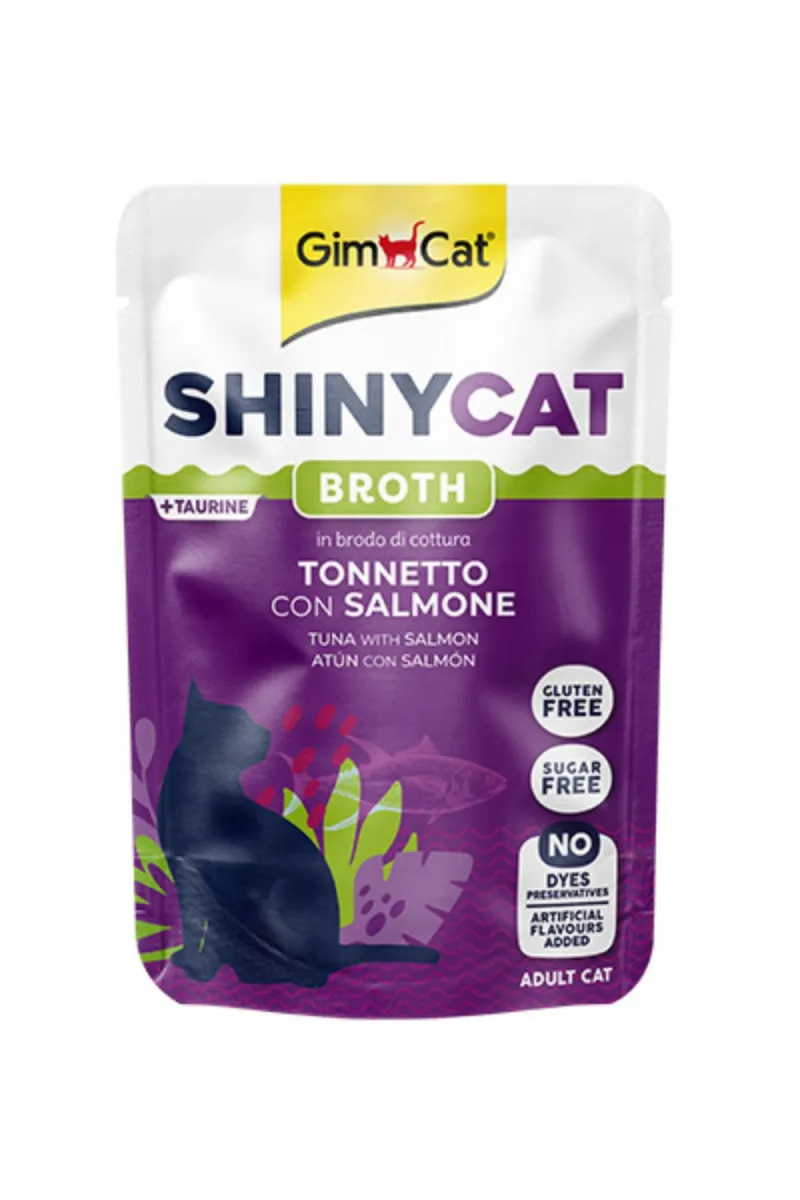 GIMCAT SHINYCAT TUNA I LOSOS, SOS ZA MACKE 70G